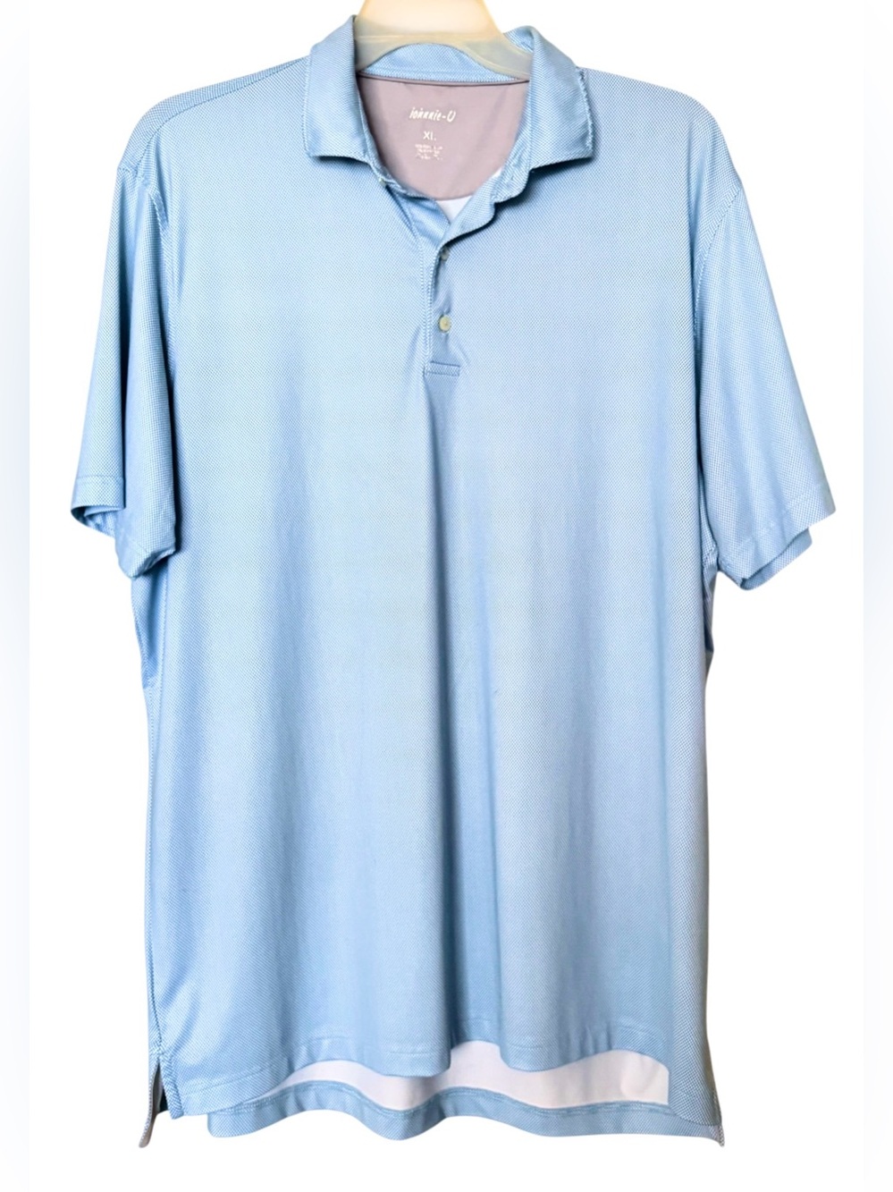 johnnie-O Men’s Clegg Performance Polo Blue Men’s Size XL